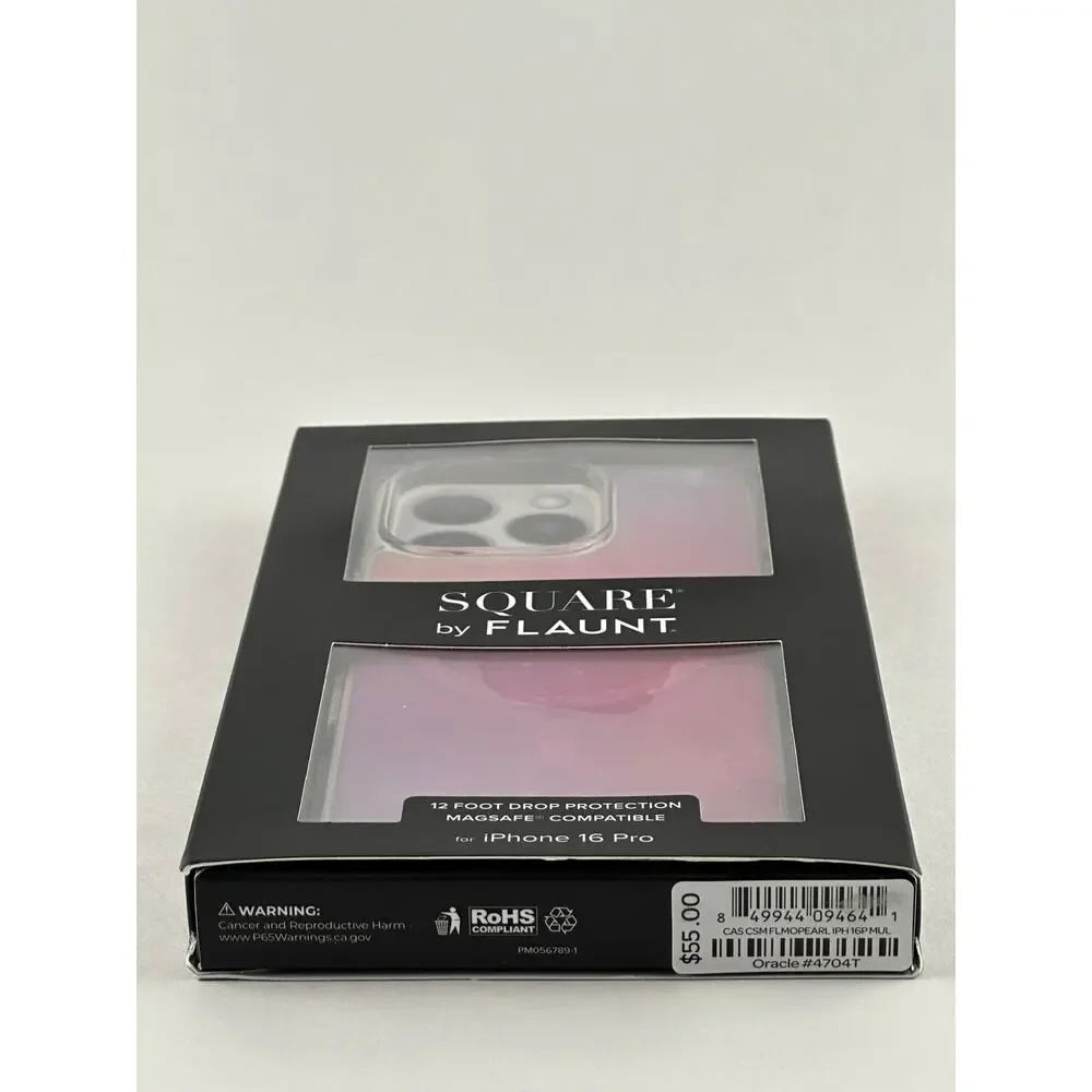 Square by Flaunt iPhone 16 Pro Mother of Pearl Case NWT MSRP: $55.00